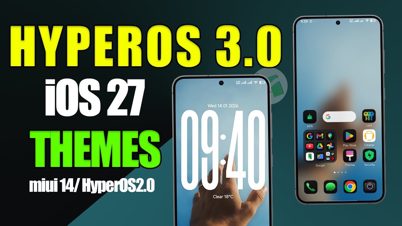 Dynamic Lock Screen Themes for Xiaomi HyperOS | Best iOS 27 lock screen Themes
