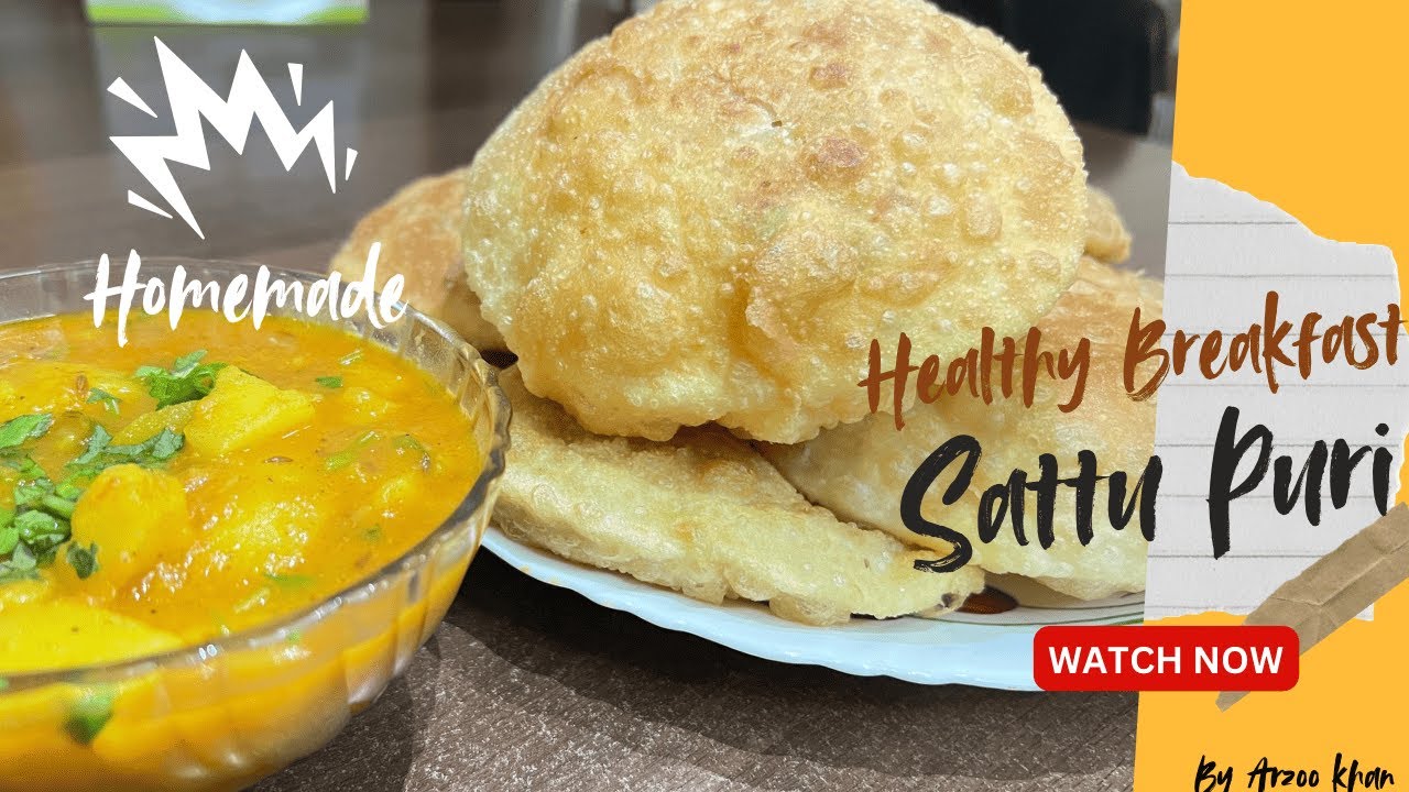 Sattu ki Puri | Sattu Puri Recipe | How to make best Sattu puri @sanjeevkapoorkhazana@ASMRFOOD-.