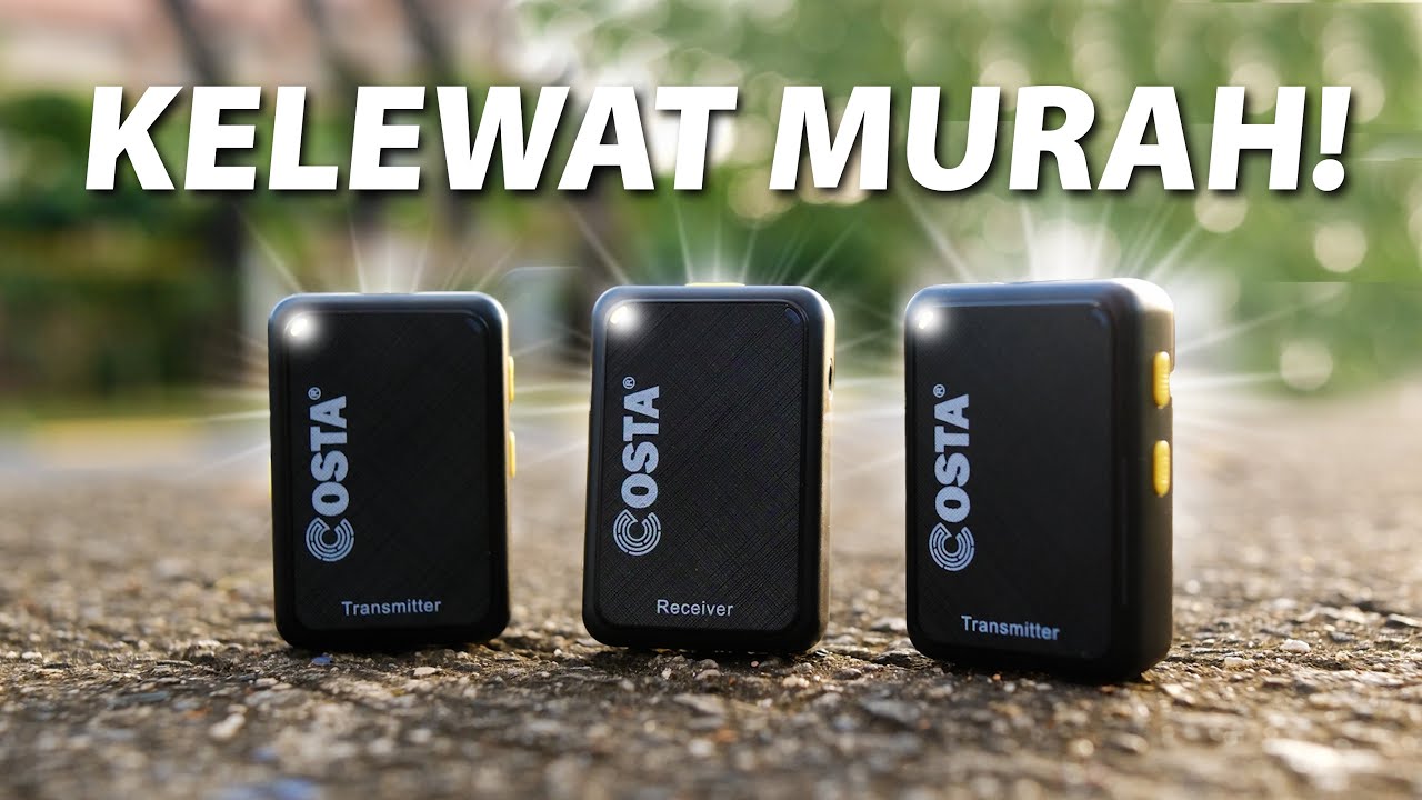 MIC WIRELESS 600RB SEBAGUS INI!!! Costa BionX-11 Plus