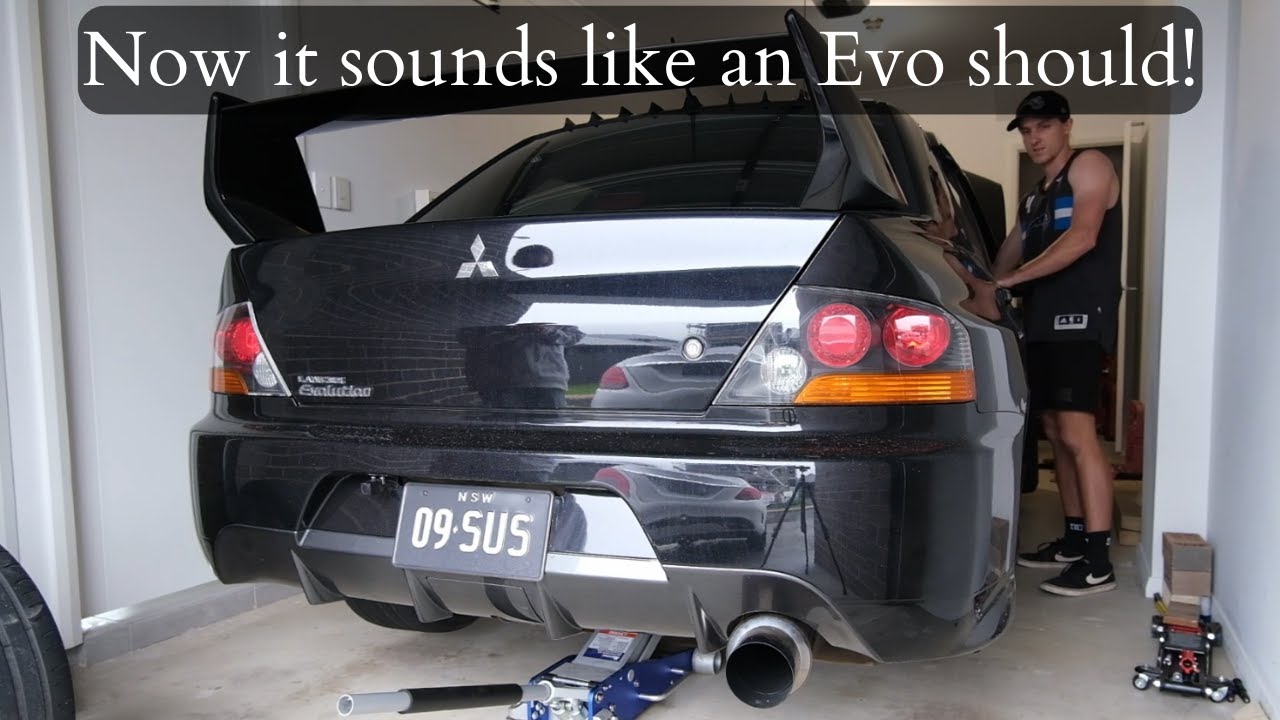 ВОТ КАК ДОЛЖЕН звучать Evo! | Установка выхлопной системы Invidia