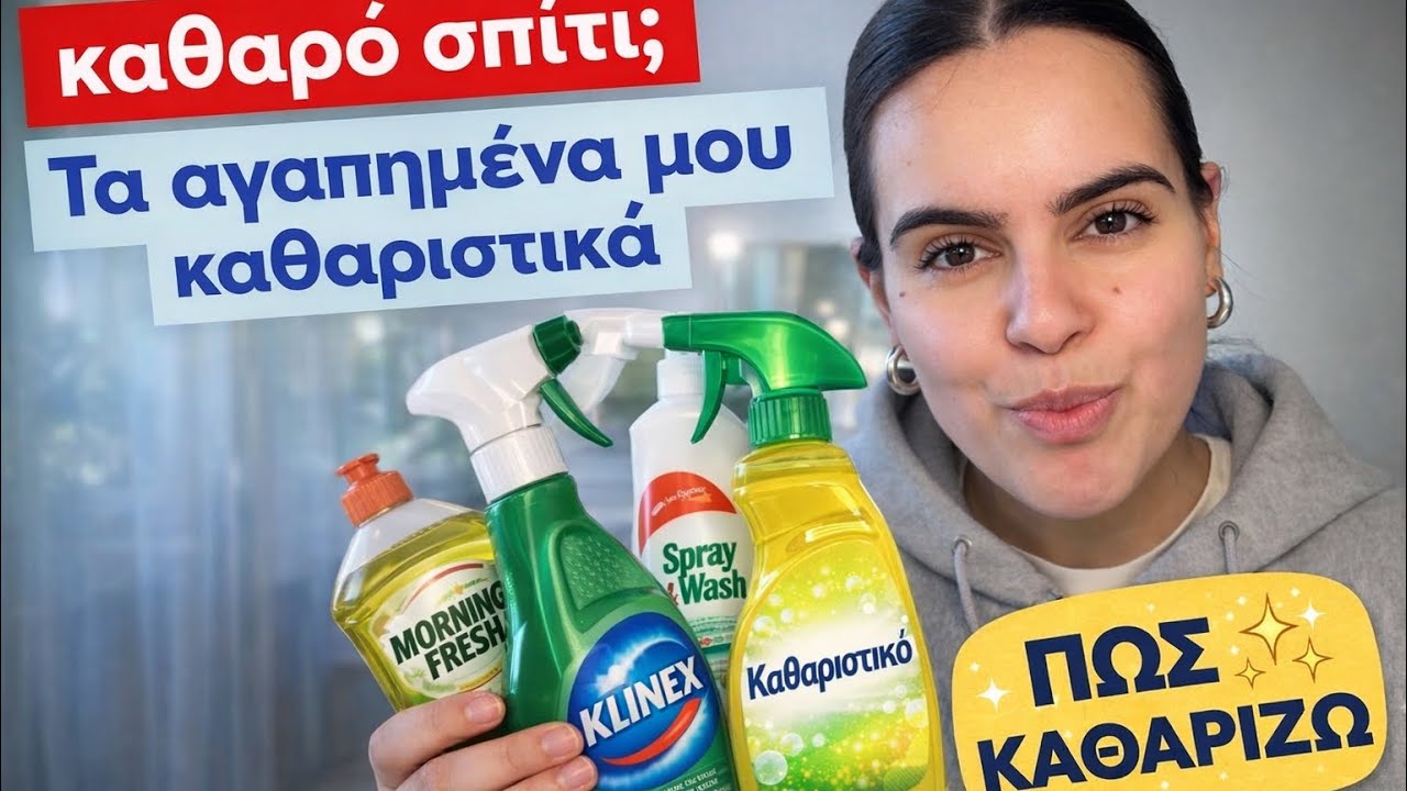 Τα Καθαριστικά που Δεν Λείπουν Ποτέ από το Σπίτι μου ✨ #exoumekailemee 