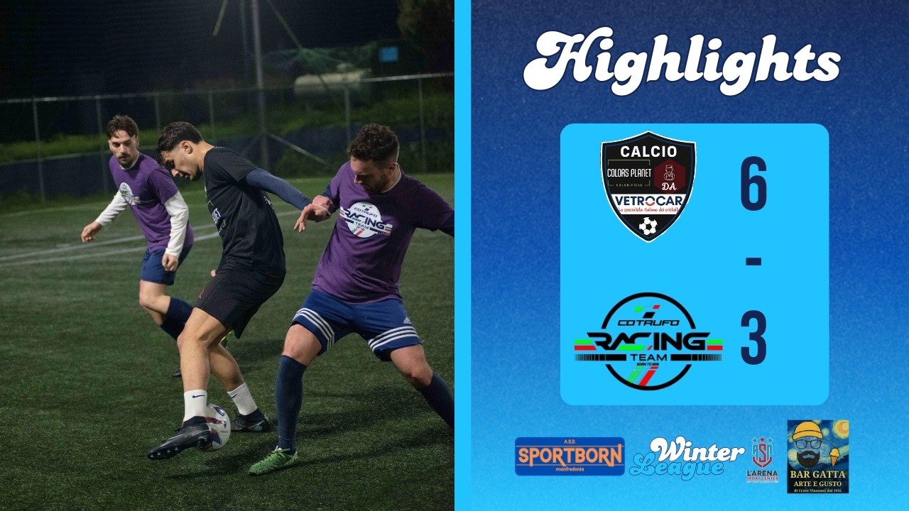 COLORS PLANET 6 - 3 COTRUFO RACING TEAM | SportBorn Winter League - Highlights