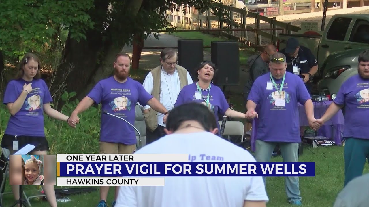 Vigil held one year after Summer Wells was reported missing
