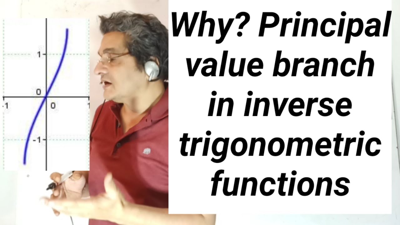 Inverse trigonometric functions.Why do we have principal value branch in range. Conditions for Inv.