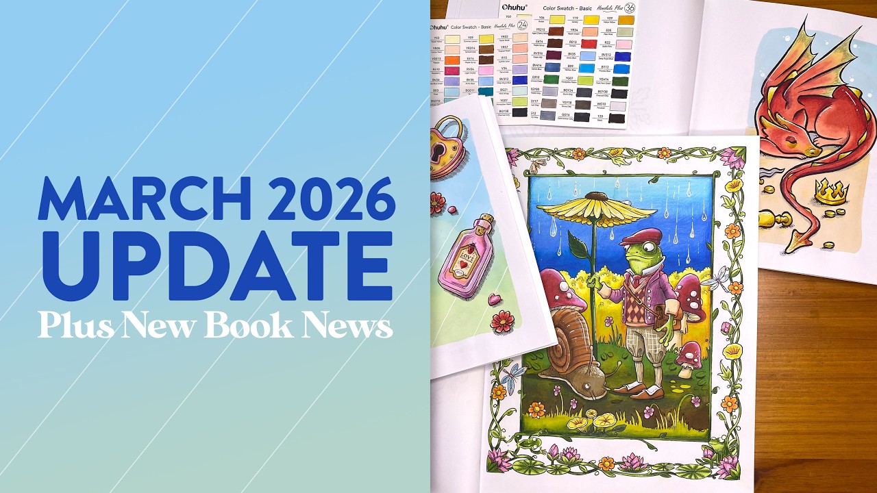 March 2026 Update: Everything I Colored in 2026 & What's Happening in March