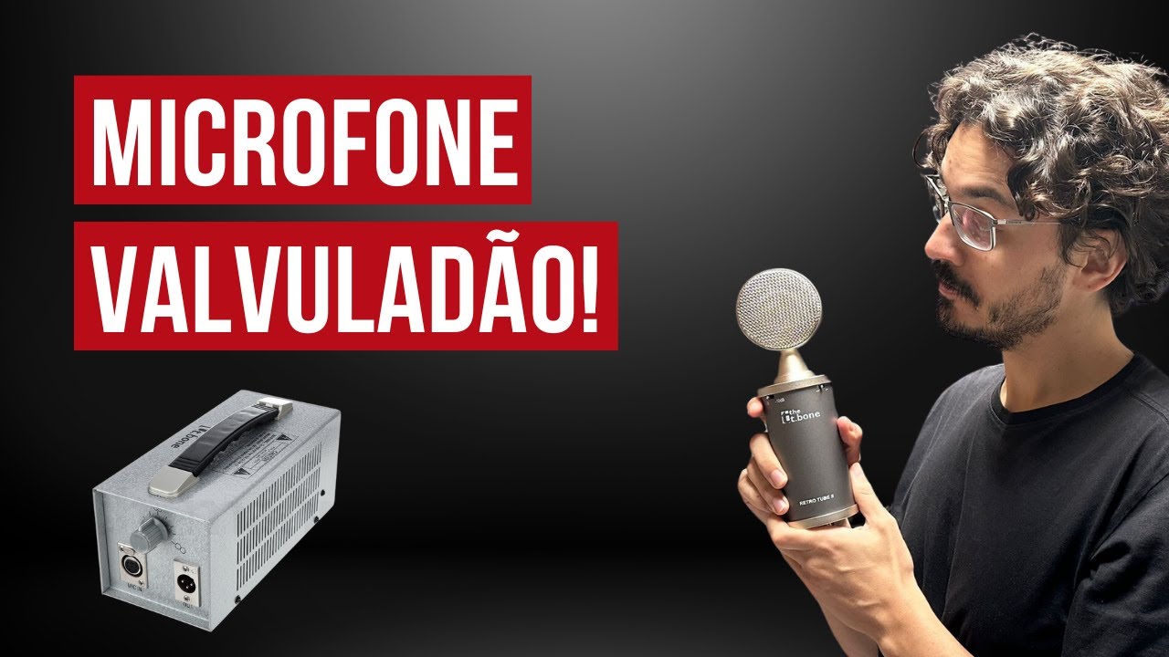 Microfone VALVULADO na voz &eacute; bom mesmo? T.Bone Retro Tube II