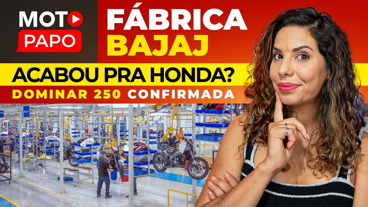 BAJAJ INAUGURA F&Aacute;BRICA NO BRASIL | ACABOU PRA HONDA? VEJA NOVA F&Aacute;BRICA DA BAJAJ