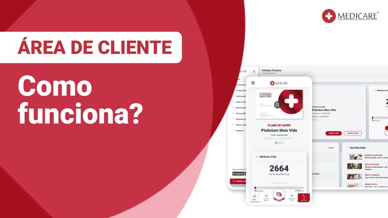 APP e Área de Cliente Medicare - Como funciona?