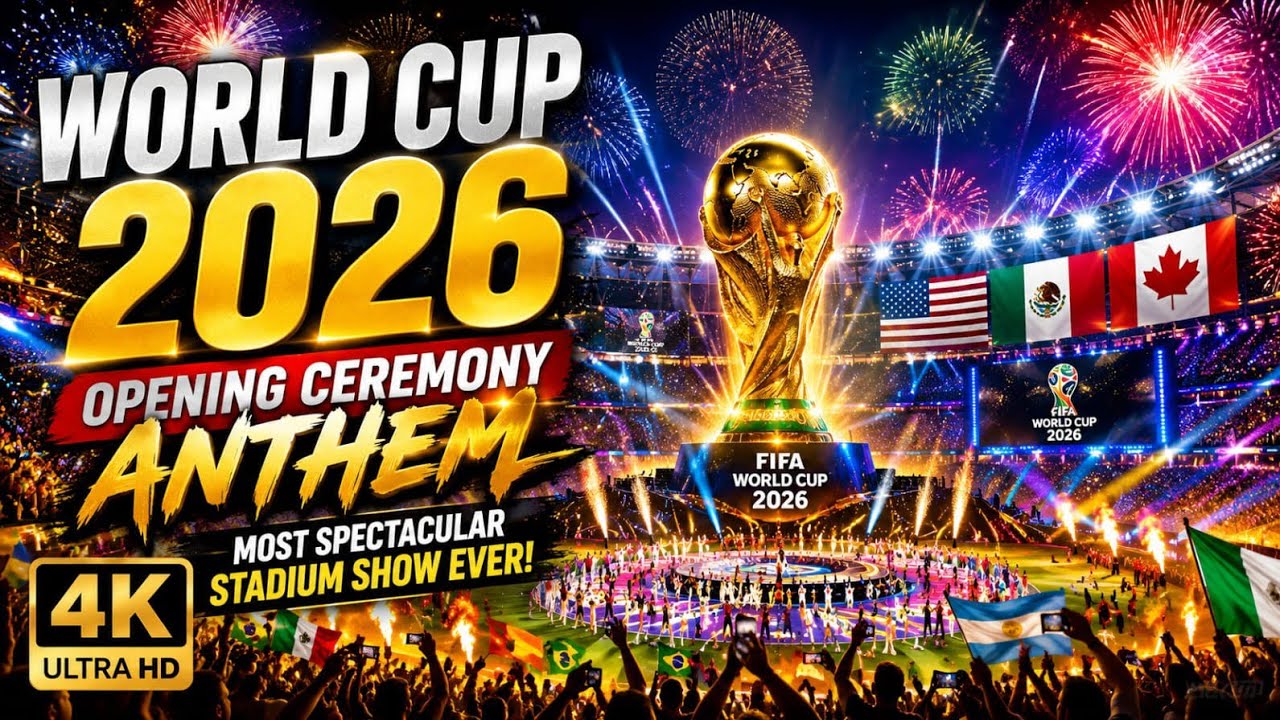 🏆 World Cup 2026 Opening Ceremony Anthem 🌍⚽🔥 | Most Spectacular Stadium Show Ever in 4K