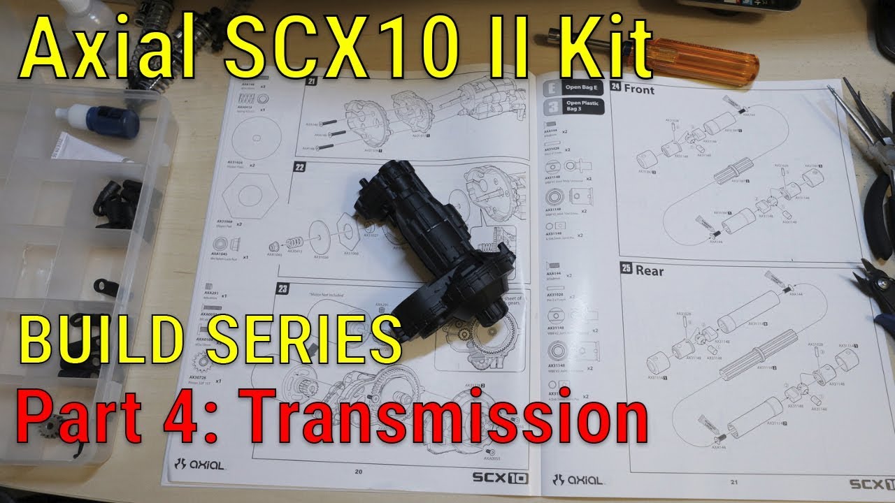 Axial SCX10 II Build Series - Part 4 - Transmission