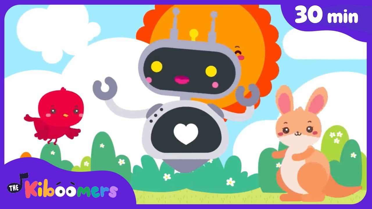 Spring Movement & Action Songs for Preschool | Brain Breaks | The Kiboomers
