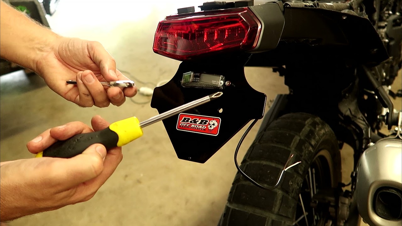B&B Off-Road Tenere 700 Number Plate Holder Installation Video