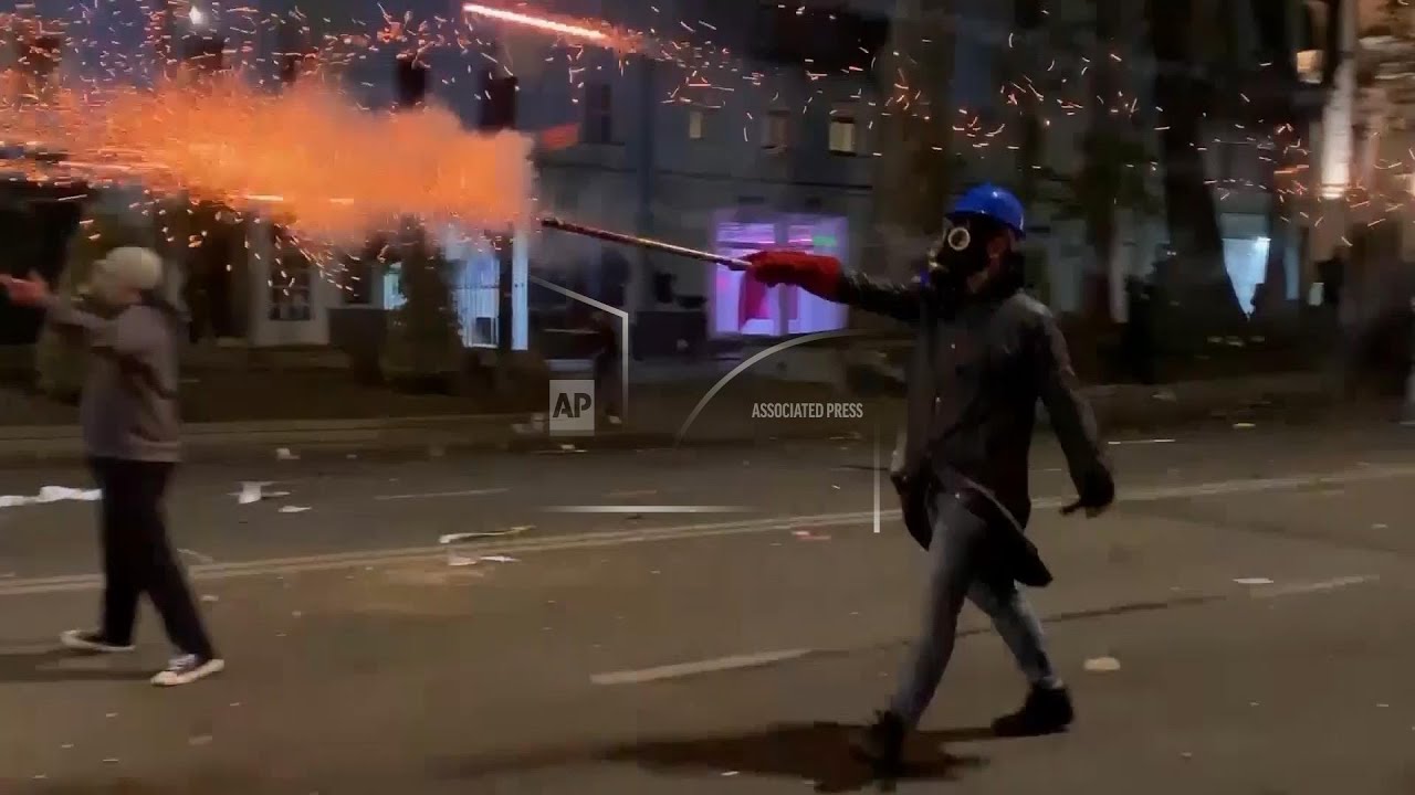 Sixth night of clashes in Georgian capital after EU talks suspended