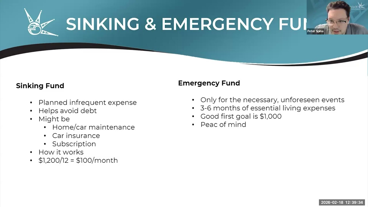 Webinar: Budgeting for Success: Building, Managing, and Maintaining a Personal Budget