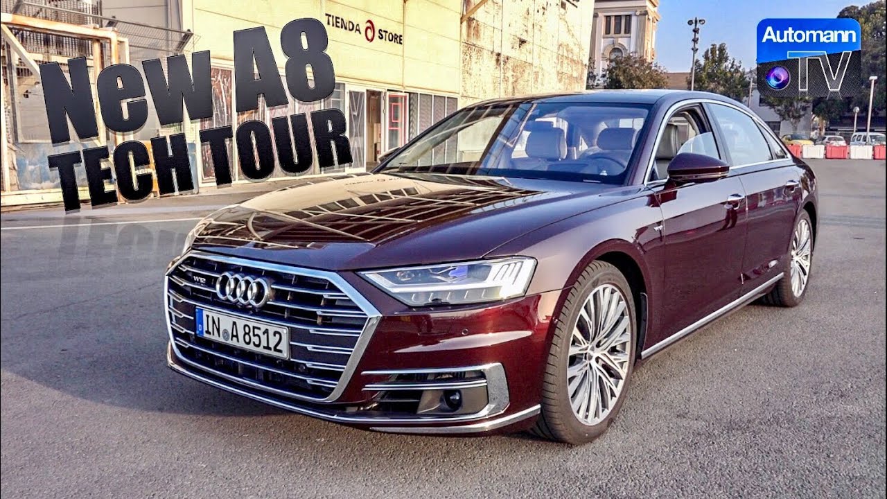 2018 Audi A8 W12 (585hp) - TECH TOUR (60FPS)