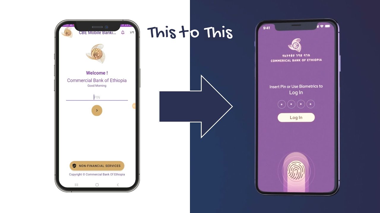 I redesigned the CBE Mobile Banking App