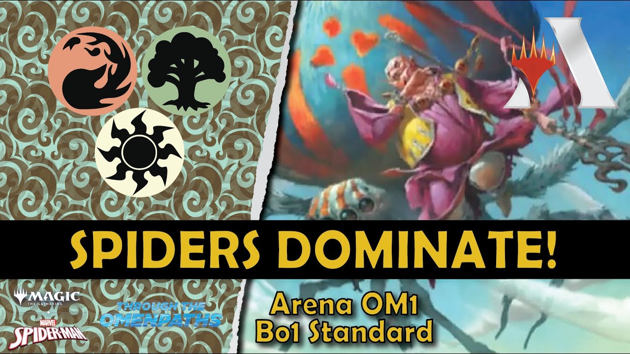 NAYA SPIDERS 🕷️ Web of Death in MTG Arena Standard! #mtgarena #om1