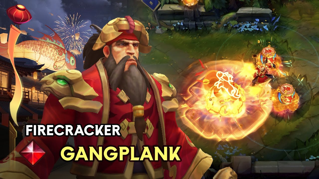 Firecracker Gangplank League of Legends Custom Skin Showcase