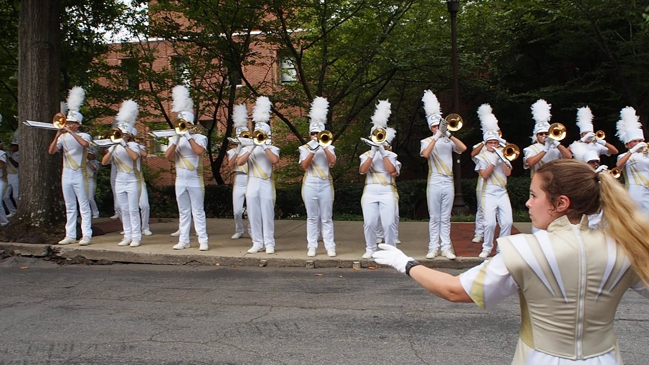 Georgia Tech Marching Band 2019 Budweiser on Cherry Street