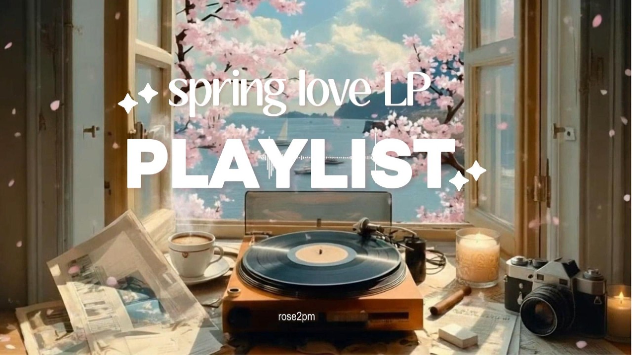 [playlist]벚꽃이 흩날리는 봄이 오면, 사랑하기에 좋은 날 🌸LP로 듣는 세련된 봄 감성 노래들