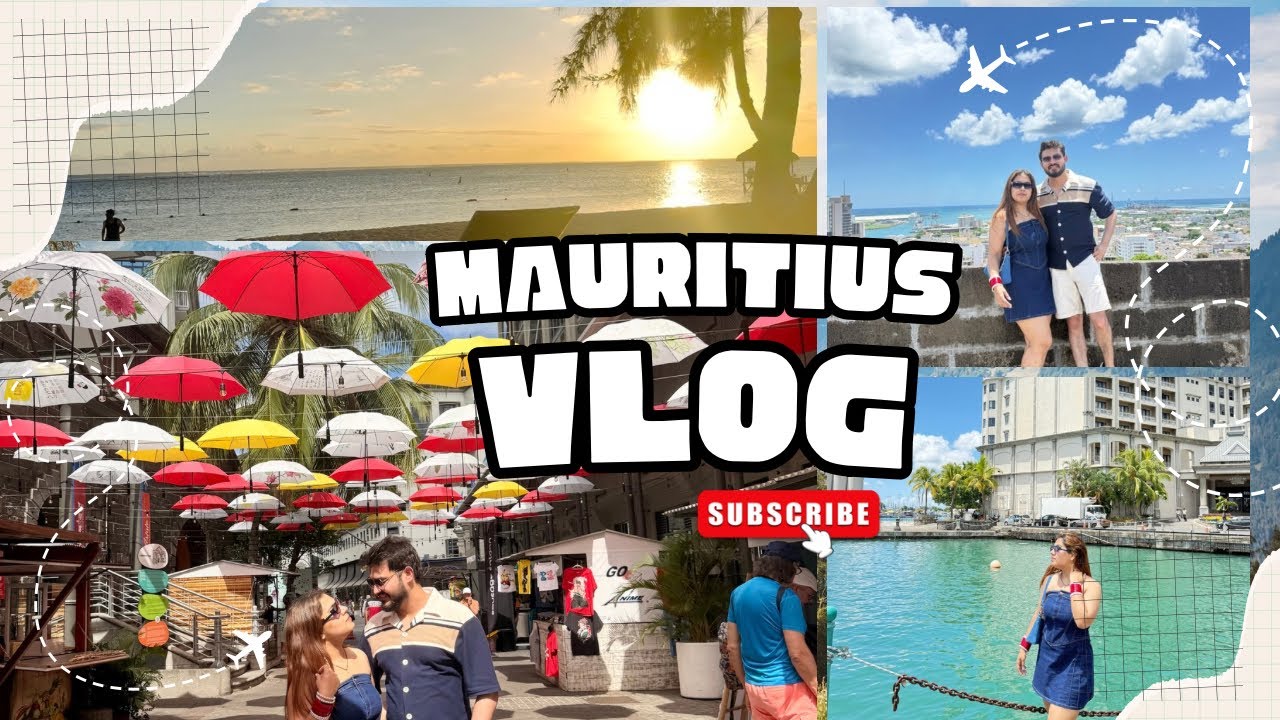 Day-2 MAURITIUS 🏖️🌊💕 City Tour 🏰 Le Port🚢 Caudan Waterfront 🏝️