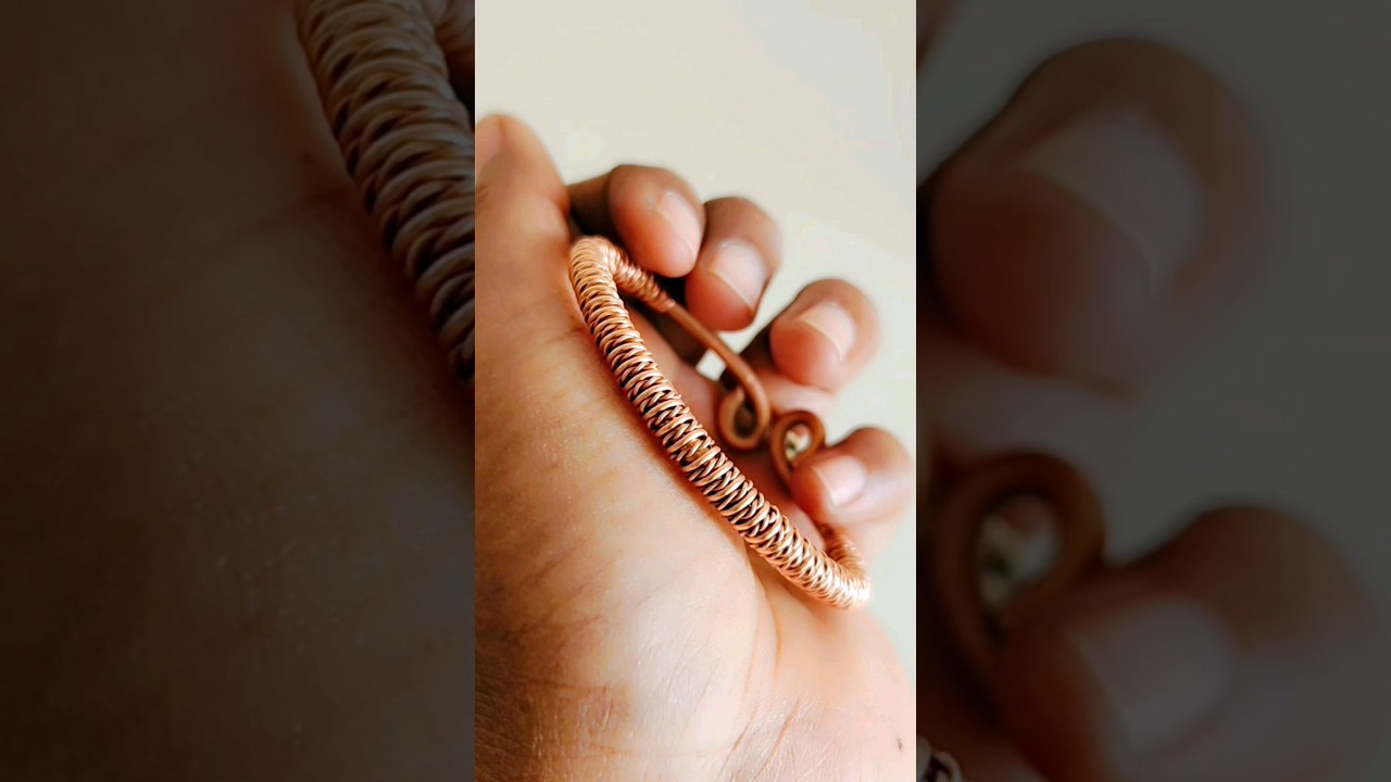 Twist Coil Wire Wrap Bracelet Tutorial