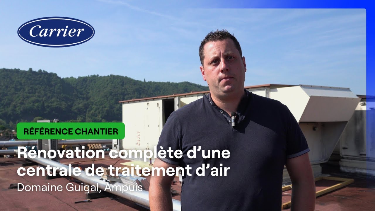 Rénovation d’une centrale de traitement d’air pour les Caves Guigal