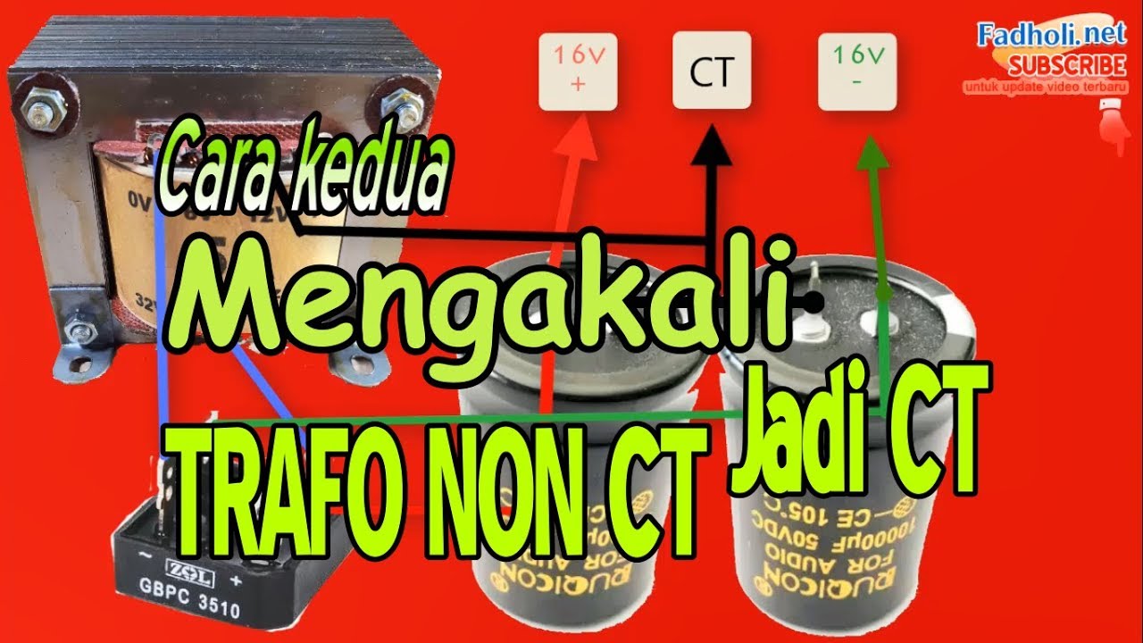 Trafo NON CT Menjadi CT - Cara Kedua