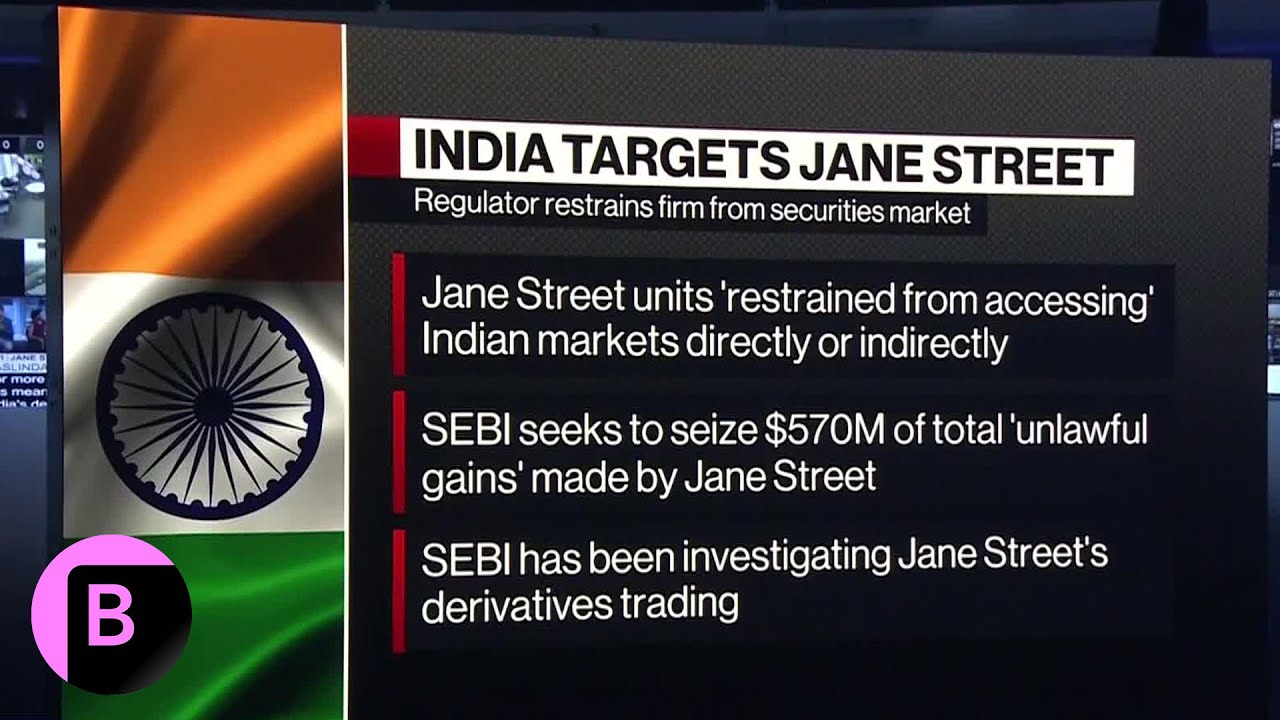 Jane Street Curbed in India After $4.3 Billion Trading Gain