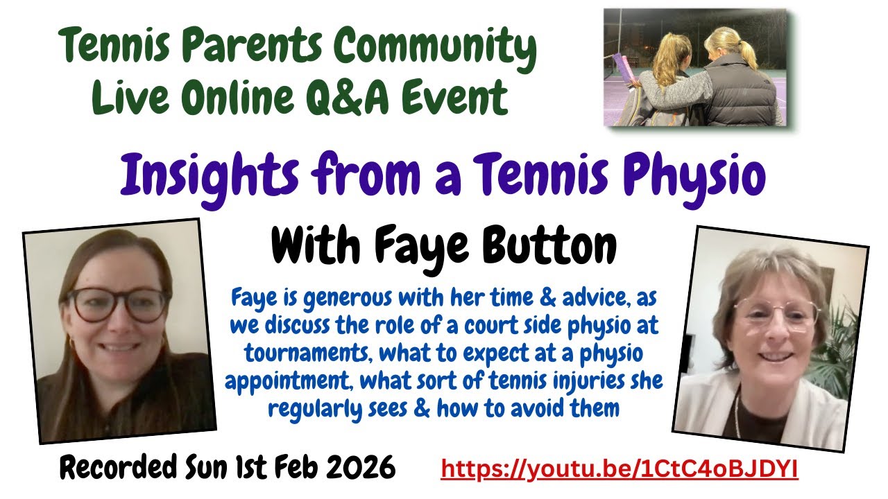Insights from a Tennis Physio