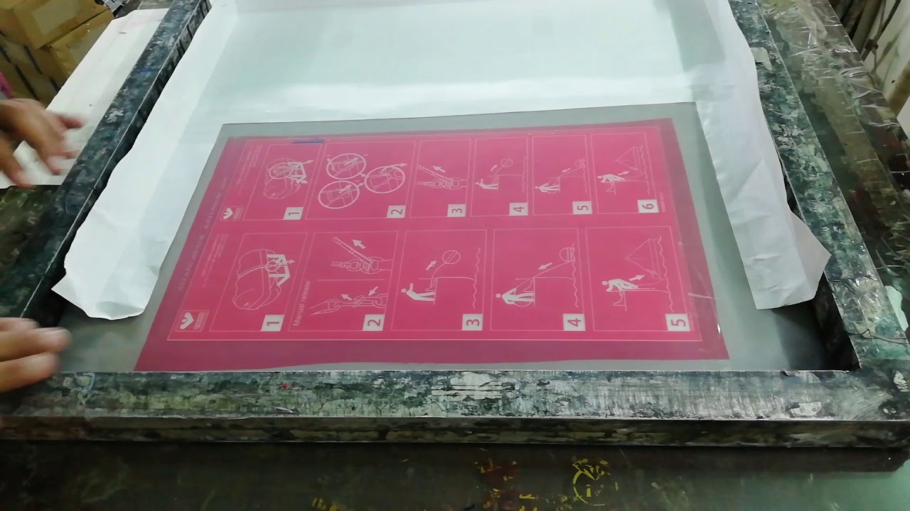 Black colour printing A3 PVC clear sticker