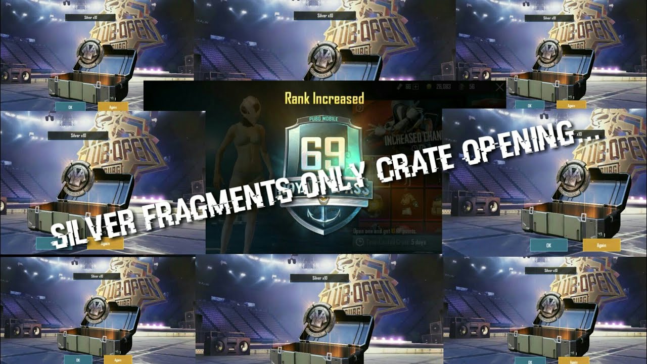 Opening 22 crates in 30 seconds!! Only silver fragments crate opening 😫😫