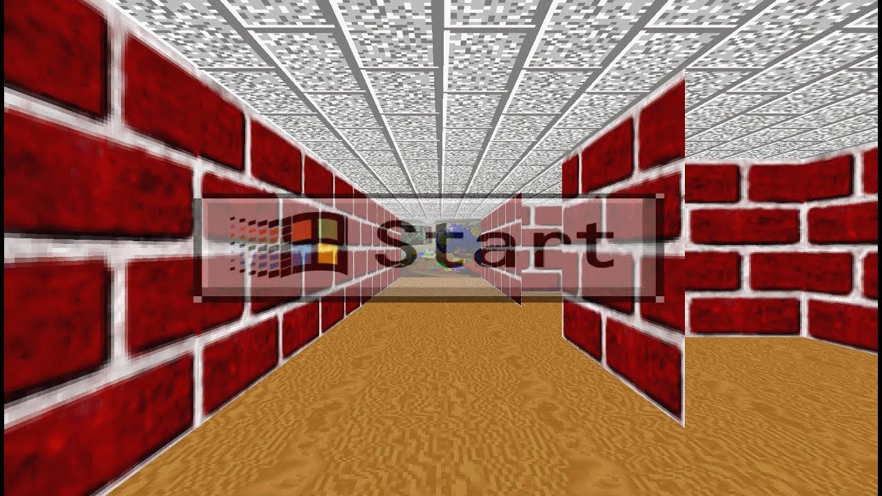 Windows 95 Screensaver - 3D Maze Remastered - Default Mode