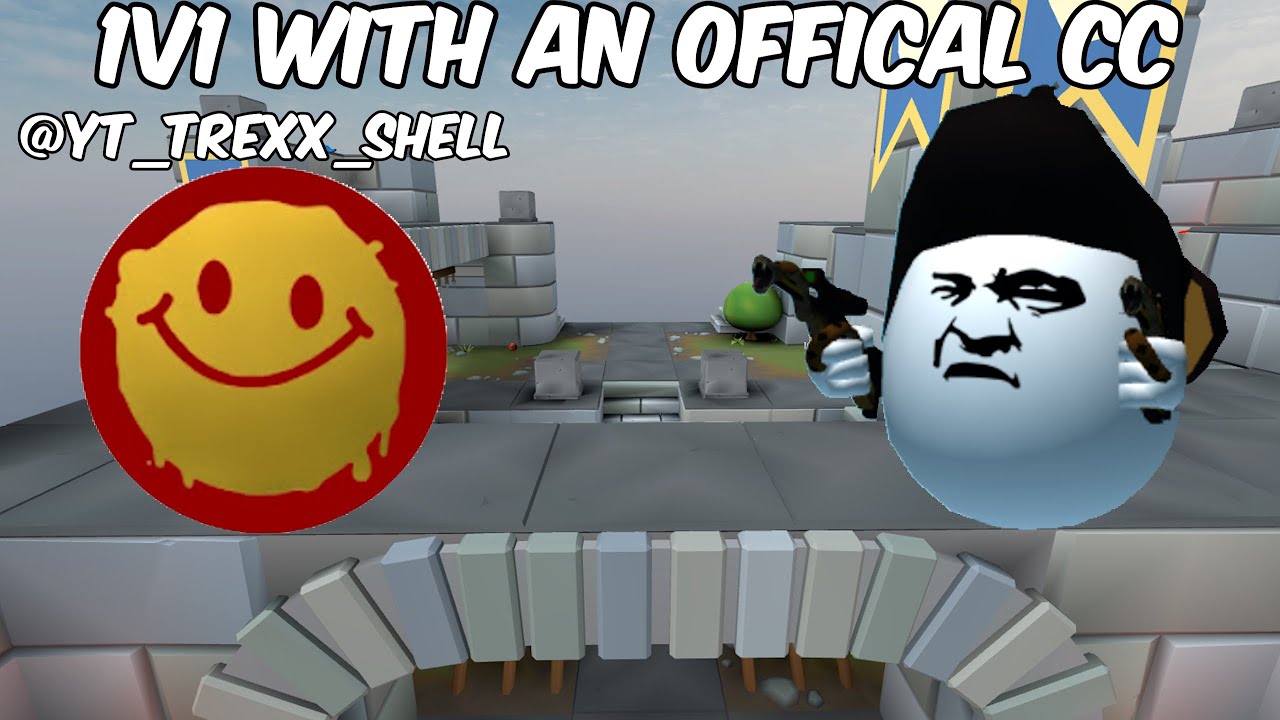 1v1 With An Offical Shellshockers CC @YT Trexx Shell 