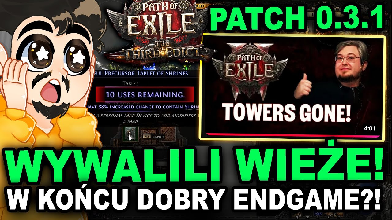 WYWALILI WIEŻE, CAŁY ENDGAME PRZEBUDOWANY w Path of Exile 2 - Patch 0.3.1