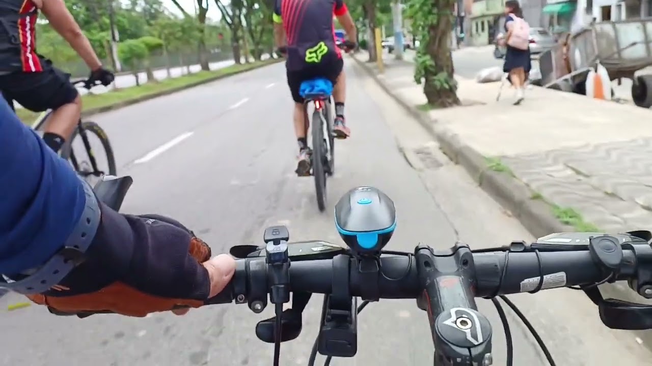 Pedal pelas ruas de cubataô, vem comigo vem 🚴‍♂️ 🚴‍♀️. 