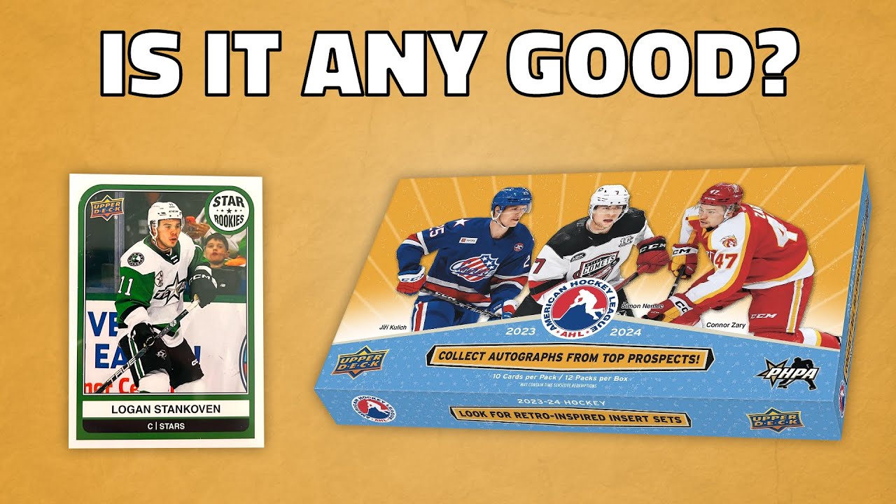 First Look: 2023-24 UD AHL Hockey Hobby Box