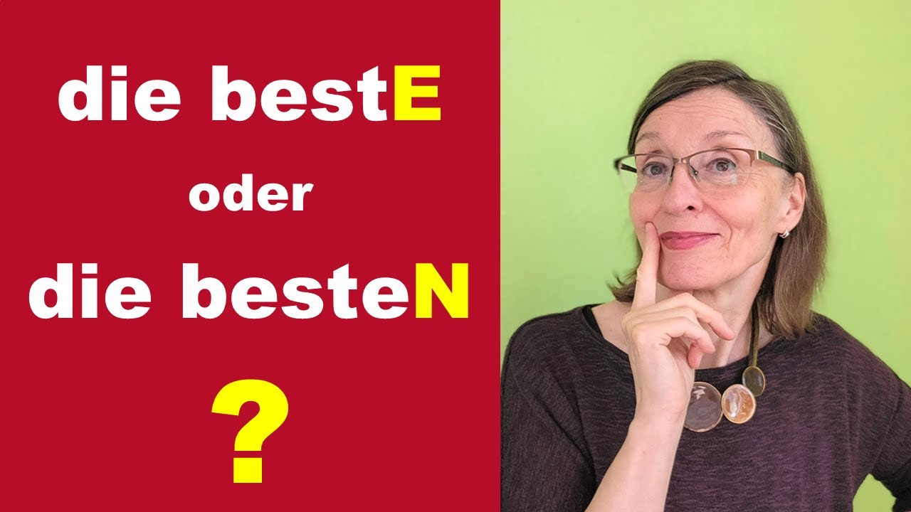 Warum Endungen von SUPERLATIVEN supereinfach sind (Deutsch B2)
