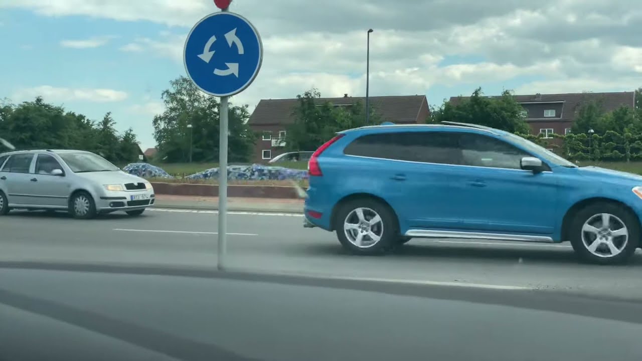 Eskilstuna UPPKÖRNING slinga, Driving test route.