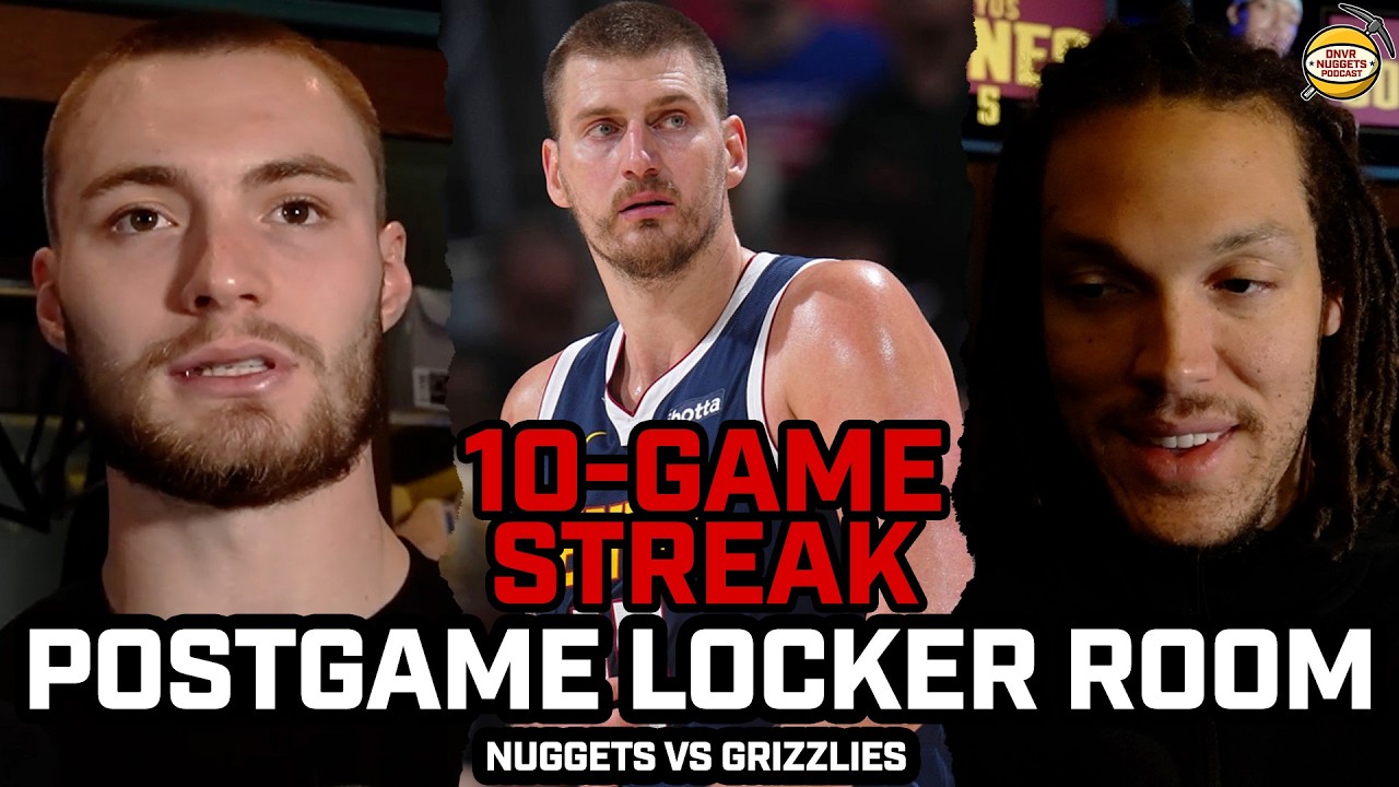 Aaron Gordon & Christian Braun on Tim Hardaway Jr, Nuggets' 1st 10-Game Win Streak & More After WIN
