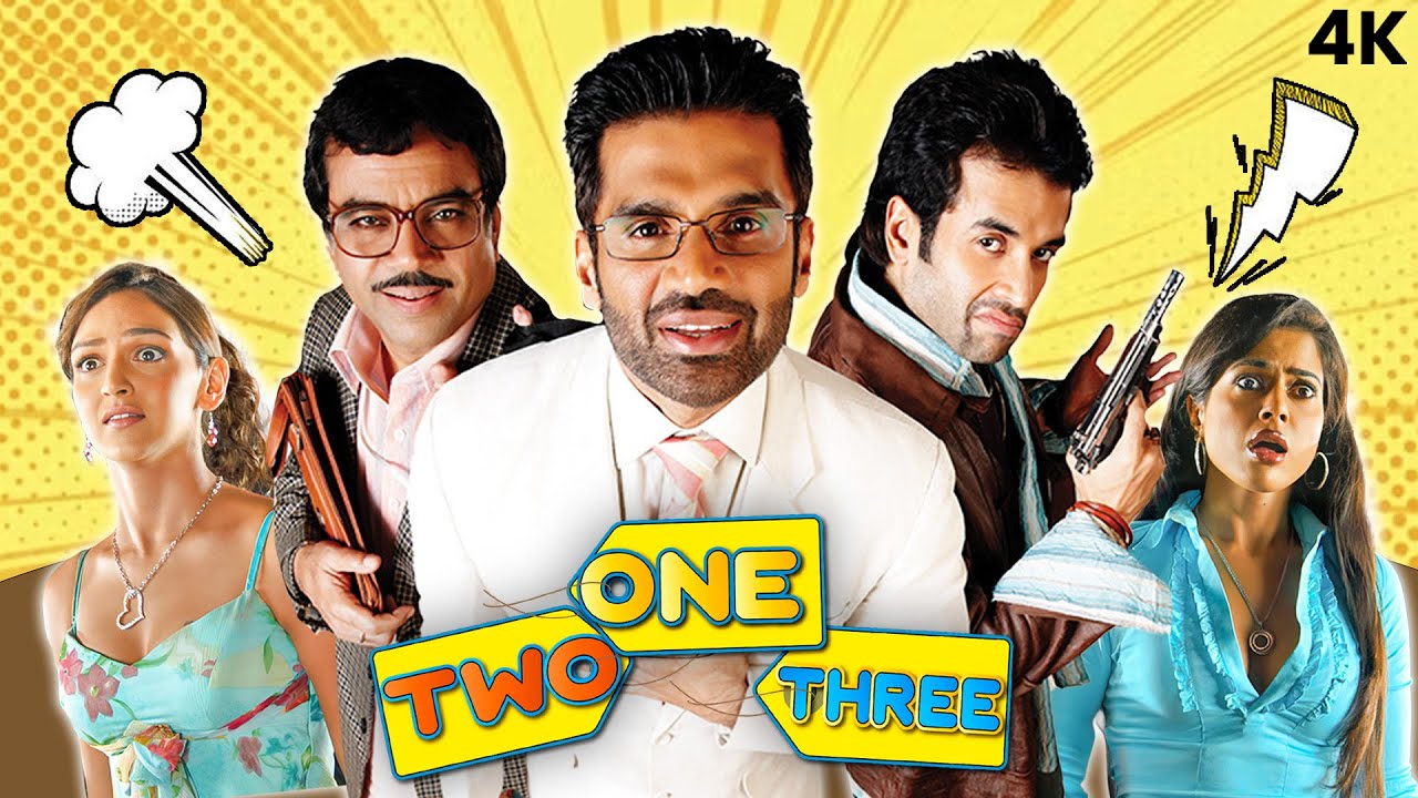 One Two Three | Full Movie | Sunil Shetty, Tushar Kapoor, Paresh Rawal & Esha Deol