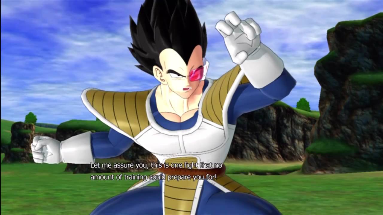 Dragonball Z Raging Blast 2 - Goku & Raditz VS Vegeta & Tarble
