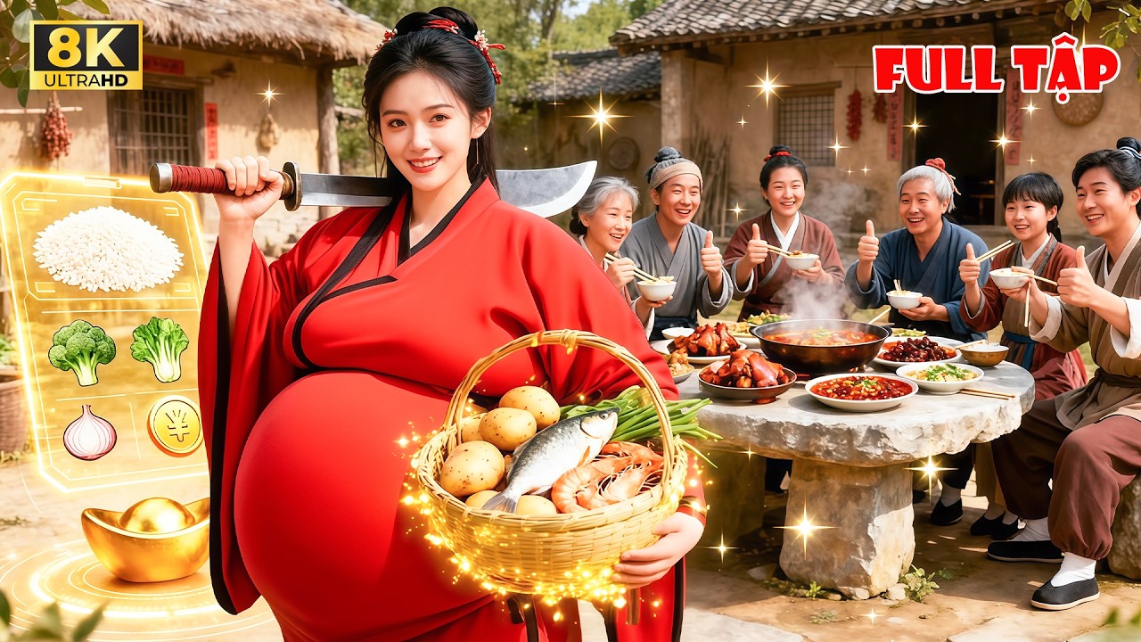 Cô Gái Trùm Xã Hội Đen Xuyên Không Thành Phụ Nữ Béo 90kg ở Thời Nạn Đói, Dùng Dao Đồ Tể Cứu Cả Làng