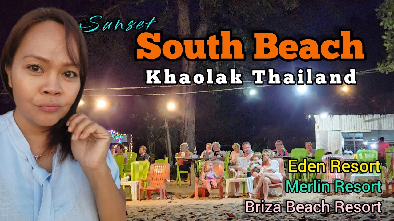 Stunning!! Sunset KhaoLak South Beach | Merlin Resort Beach | Eden Resort Beach  Khao Lak Thailand