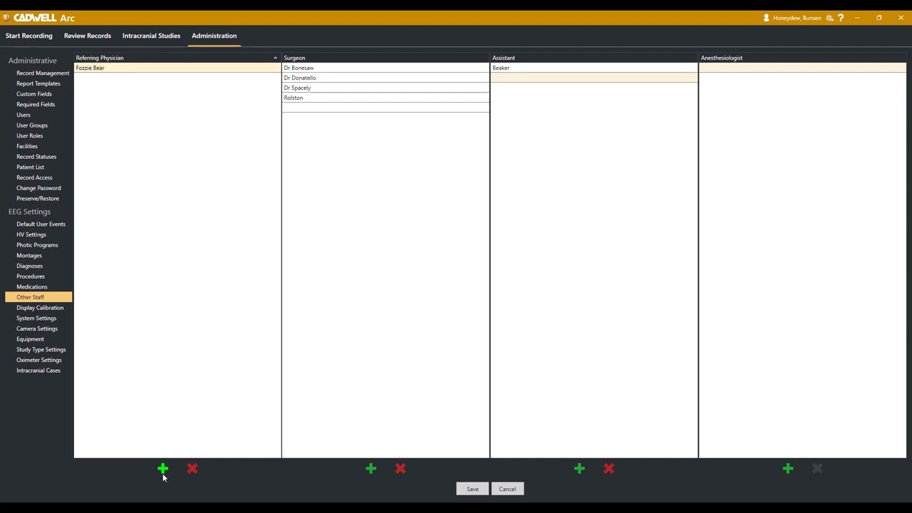 Arc Administration: Modify Staff Members - Arc 2.2