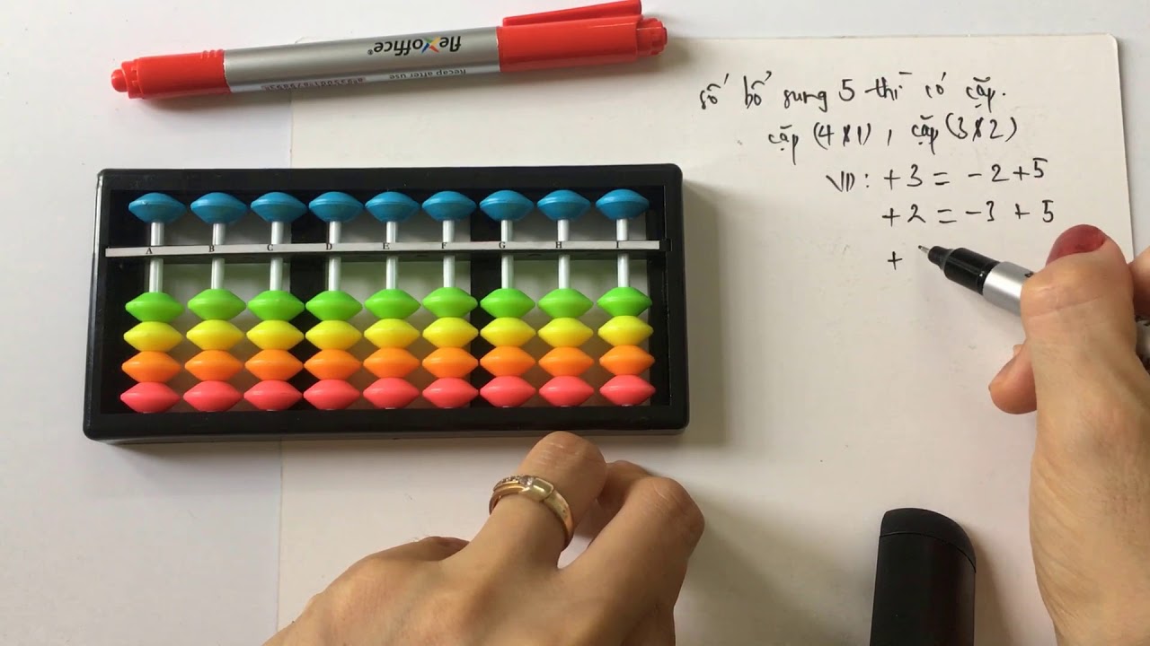 HƯỚNG DẪN CHI TIẾT BÀN TÍNH GẨY SOROBAN CHO BÉ DƯỚI 6 TUỔI  - SOROBAN!