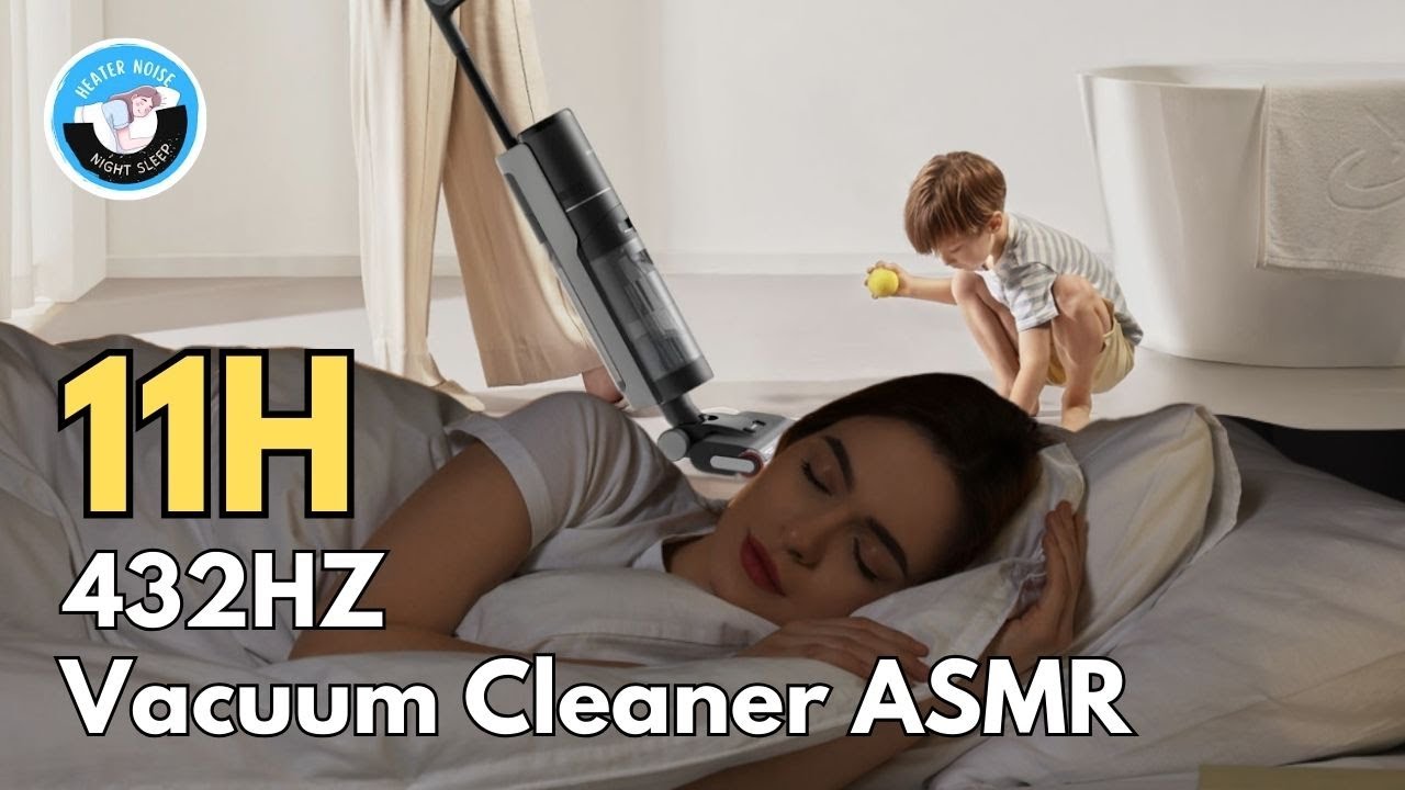 Vacuum Cleaner ASMR To Focus Attention - Black Screen ⬛ For Stress Relife And Good Sleep | 11Hours