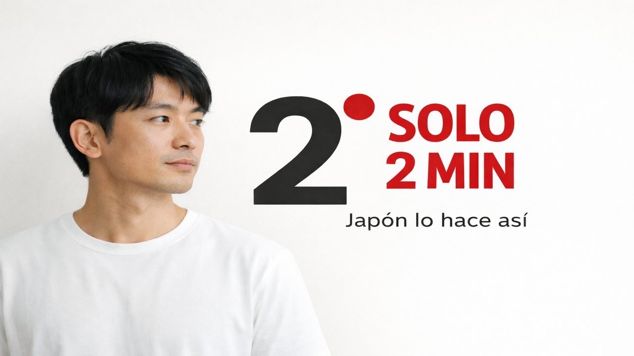 La REGLA japonesa de 2 minutos que CAMBIA tu VIDA completa y por qué funciona