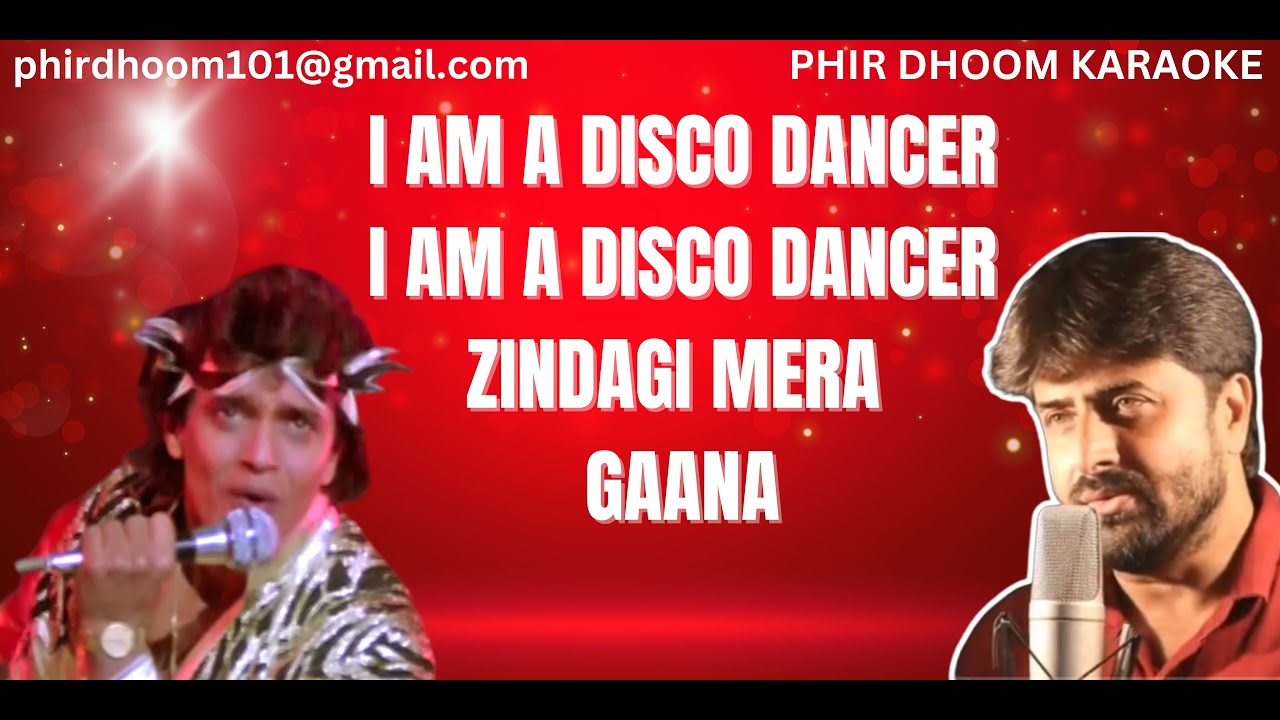 🎤 I Am a Disco Dancer Karaoke | Disco Dancer (1982) | Vijay Benedict