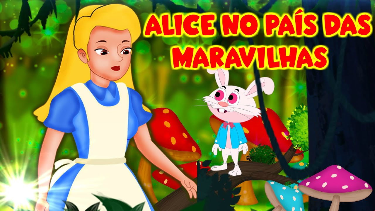 Alice no País das Maravilhas -  Historia Completa - Desenho animado infantil